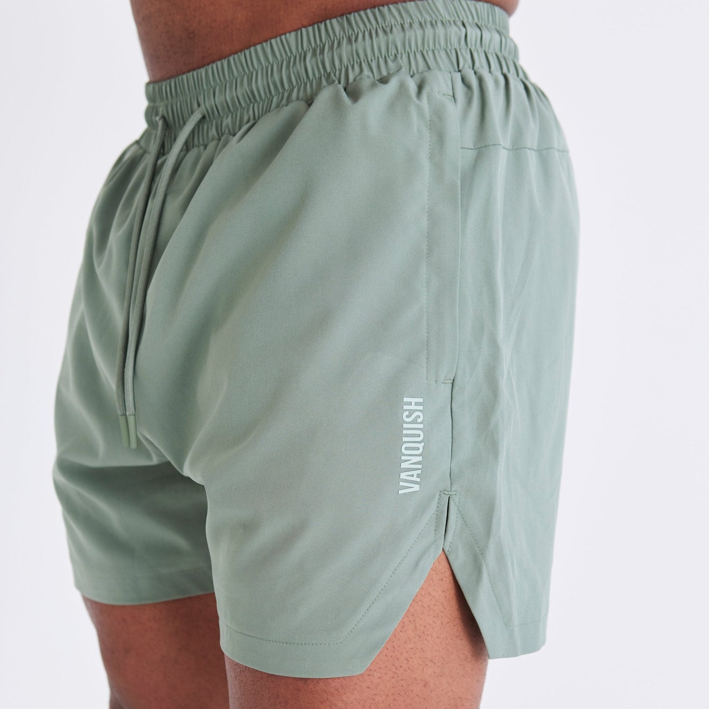 Vanquish Essential Green Performance 4" Shorts